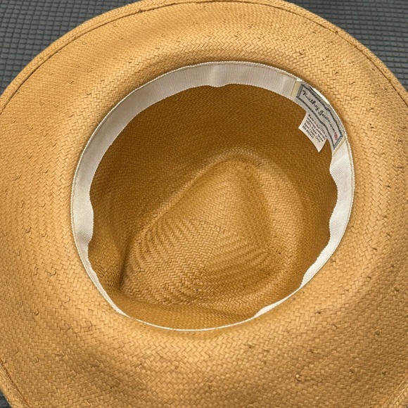Kathy Jeanne Straw Hat with White Bow - Picture 5 of 5